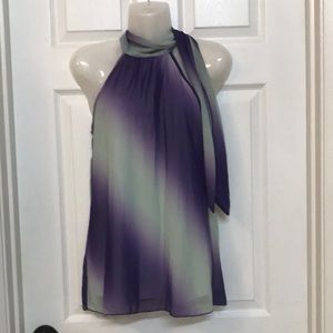 Ombré sleeveless blouse